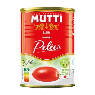 Mutti Tomates pelées zéro résidu de pesticides, 260g