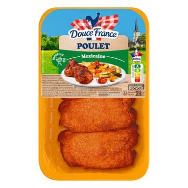 Douce France Cuisses de Poulet Mexicaine, 500g