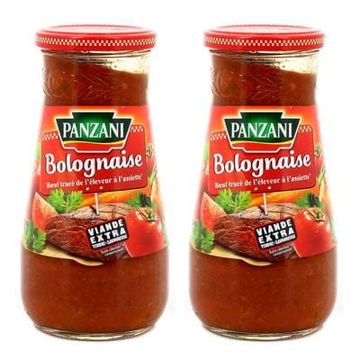 Panzani Sauce bolognaise, Lot de 2x500g