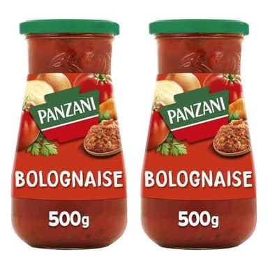 Panzani Sauce bolognaise, Lot de 2x500g