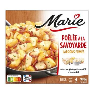 Marie Poêlée Savoyarde aux lardons fumés, 900g