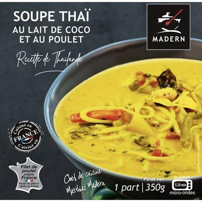Madern - Soupe Thai au lait de coco 