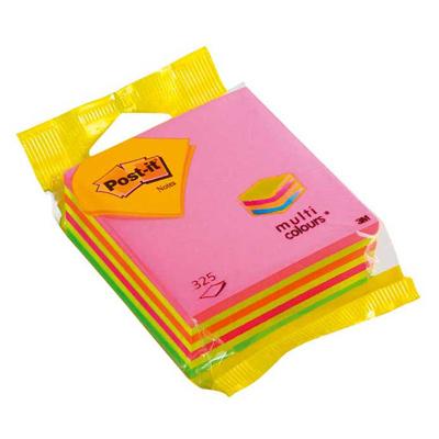 4001895874260 - Post-it - Cube de notes adhésives multicolores