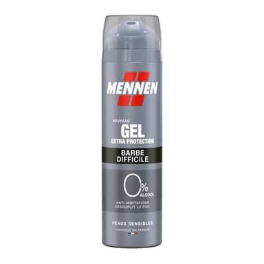 Mennen Gel à raser Barbe Difficile, 250ml