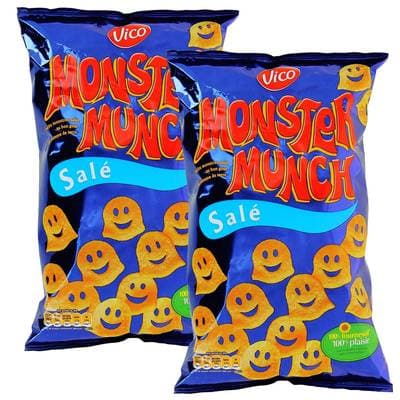 Monster Munch Monster Munch Salé, Lot de 2x85g