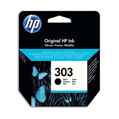 Hewlett packard Cartouche d'encre noire 303, 1 cartouche