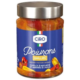 Ciro Poivrons grillés marinés à l'huile, 270g