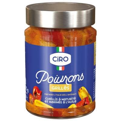 Ciro Poivrons grillés marinés à l'huile, 270g