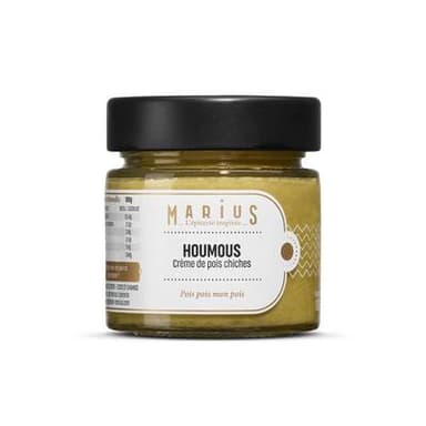 Marius, L'Épicerie Inspirée Houmous- Purée de pois chiches, 100g