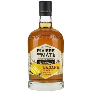 Rivière du Mat Arrangé Banane Vanillée 35°, 70cl