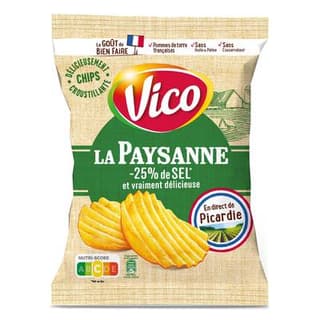 Vico Chips La Paysanne -25% de Sel, 120g