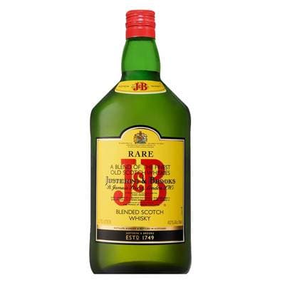 J and B Whisky rare blended 40°, 1,75L
