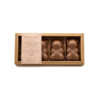 Angelina Paris Oursons guimauve à l'extrait de vanille, 100g