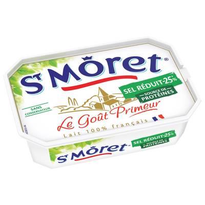 Saint Moret - Fromage à tartiner sel réduit de 25%mg