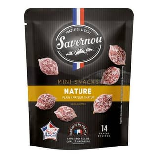 Auvernou Mini Snacks Saucisson Sec Pur Porc Qualité Supérieure, 75g