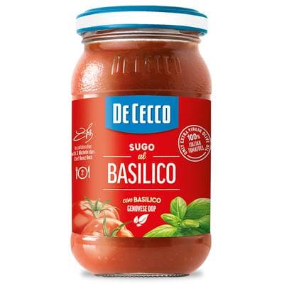 De Cecco Sauce Tomate Basilic, 200g