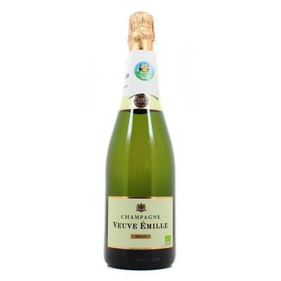 Veuve Emille Champagne brut Bio, 75cl