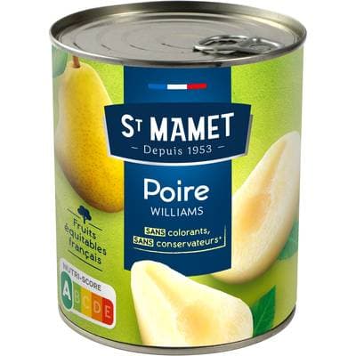 Saint-Mamet Poire Williams au Sirop 4/4, 850g