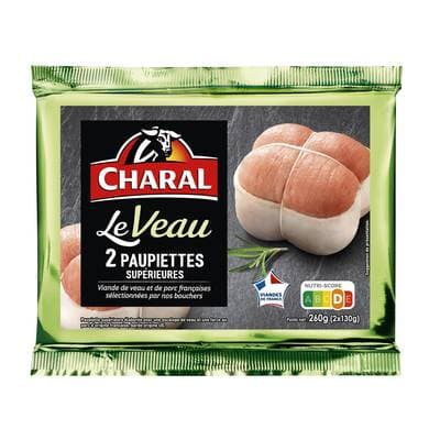 Charal Paupiettes de Porc et Veau, 2x130g