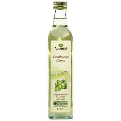 Alnatura Condiment blanc bio - Vinaigre et moût de raisin, 50cl