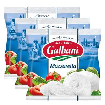 Galbani Mozzarella, Lot de 3x125g