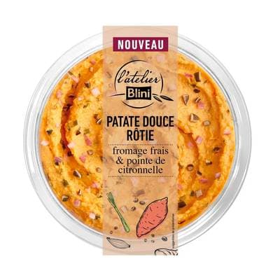 l'Atelier Blini Patate douce rôtie fromage frais et pointe de citronnelle, 140g