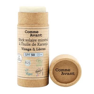 Comme Avant Stick solaire bio SPF50 - Visage & Lèvres, 1 pièce