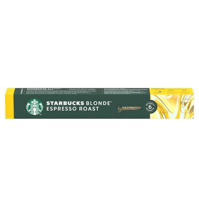 Starbucks by Nespresso Café Blonde Espresso Roast intensité 6, 10 capsules