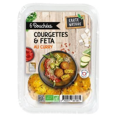 Carte Nature - Bouchées de Riz Courgette Féta Curry Bio