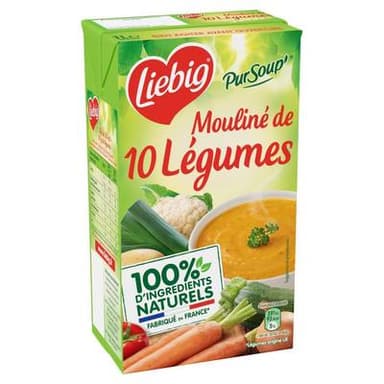 Liebig Soupe Mouliné de 10 légumes, 1L