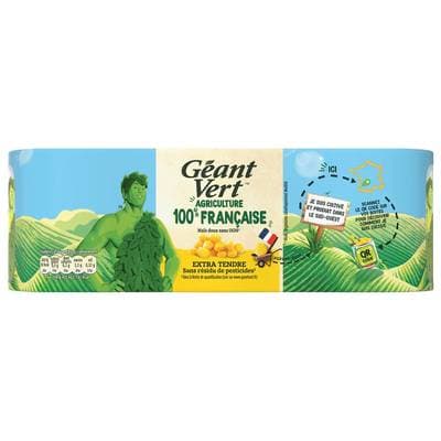 Géant Vert Maïs extra tendre en conserve, 3x140g
