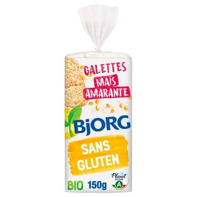 Bjorg Galettes maïs, amarante bio sans gluten, 150g