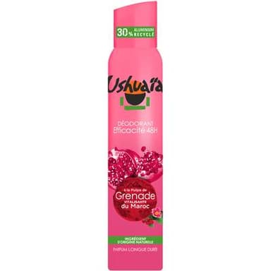 Ushuaïa Déodorant spray à la Grenade, 200ml