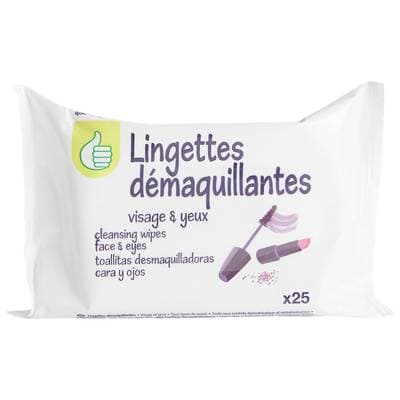 Pouce Lingettes démaquillantes visage et yeux