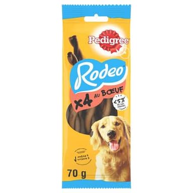 Pedigree Rodeo au Boeuf - Récompense pour chien adulte x4, 70g