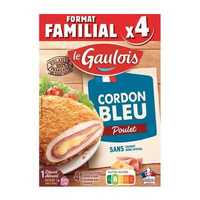 Le Gaulois Cordon Bleu de Poulet, 4x100g