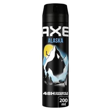 Axe Déodorant spray Homme Fraîcheur et parfum 48h Alaska, 200ml