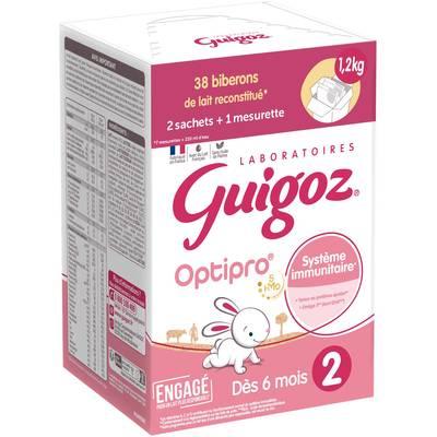  - Guigoz - Lait bébé en poudre Optipro 2ème âge Bag in Box, 6-12 mois