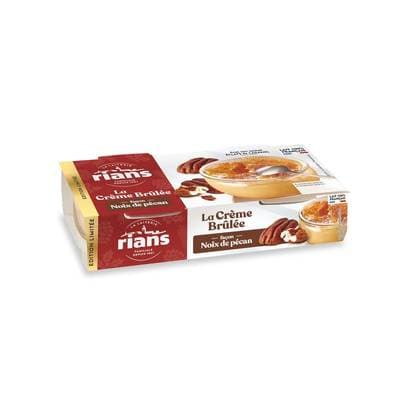 Rians Crème brûlée façon noix de pécan, 2x100g