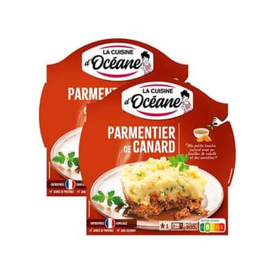 La Cuisine d'Océane Parmentier de Canard, Lot de 2x300g