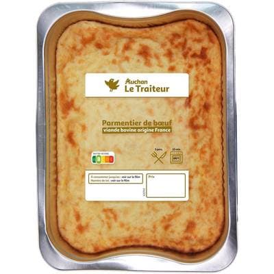 Auchan Le Traiteur Parmentier de Boeuf, 3/4 Parts - 750g