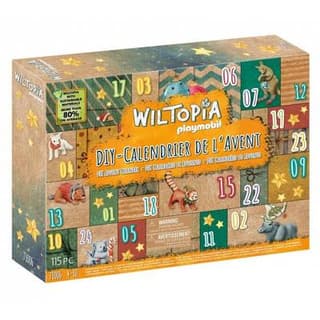 PLAYMOBIL® Christmas Calendrier de l'Avent Wiltopia - Tour du Monde des Animaux, 71006