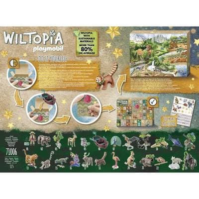 4008789710062 - PLAYMOBIL® Christmas - Calendrier de l'Avent Wiltopia - Tour du Monde des Animaux