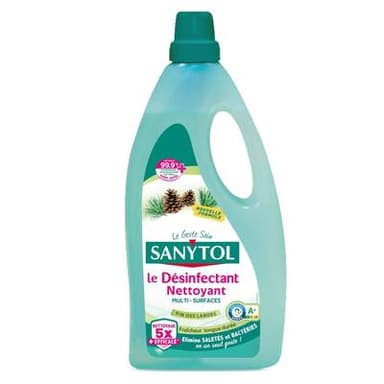 Sanytol Désinfectant Nettoyant Multi-usages Pin de Méditerranée, 1L