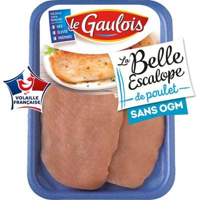 Le Gaulois Belles Escalopes de Poulet, 2x120g