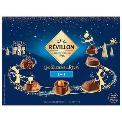 Révillon Grand Coffret Chocolat au Lait 10 recettes, 407g