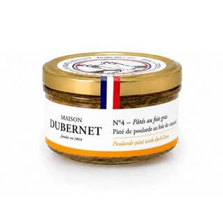 Maison Dubernet Pâté de poularde au foie gras de canard 30% en bocal, 125g