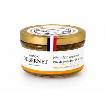Maison Dubernet Pâté de poularde au foie gras de canard 30% en bocal, 125g