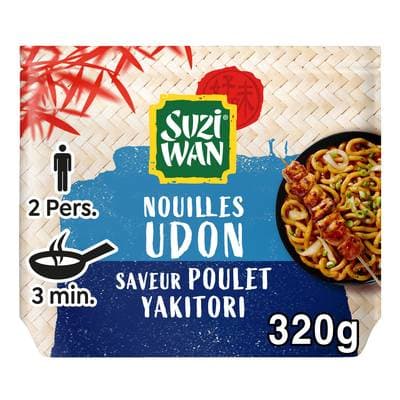 Suzi Wan Nouilles Udon Saveur Poulet Yakitori, 320g
