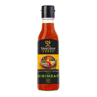 Tanoshi - Corée Sauce piment et sésame pour Bibimbap, 225ml